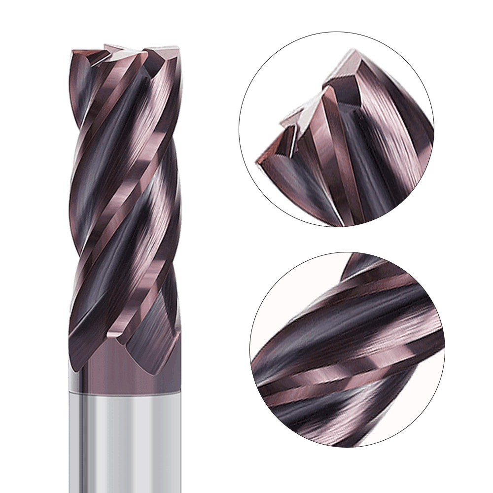 Diy Cnc Router Electronics - HRC58 Solid Carbide End Mill 4