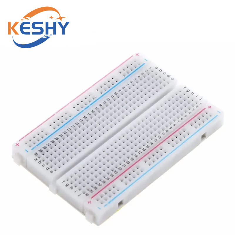 Diy Electronics Breadboard - 400 Tie Points Solderless PCB Breadboard