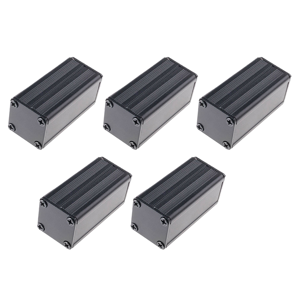Diy Enclosure For Electronics - 5pcs Extruded PCB Aluminum Box Black