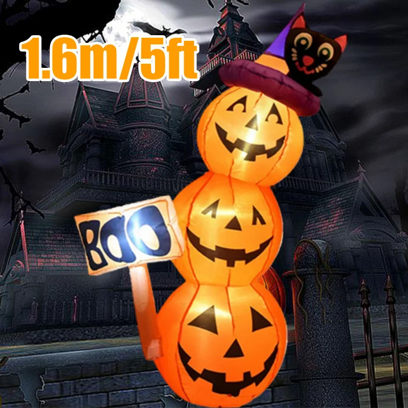 Diy Halloween Electronics - 1.6M/5FT Halloween Inflatable Model Pumpkin Built-in
