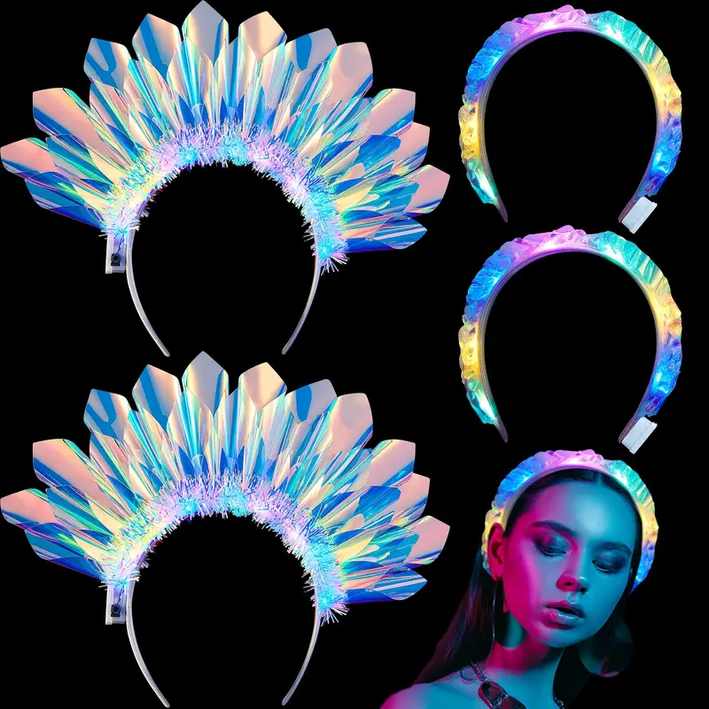 Diy Halloween Electronics - Glowing Laser Headband Light Up Hair
