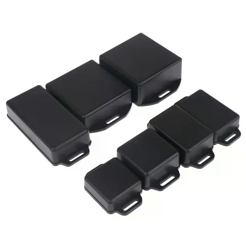 Diy Electronics Components - Black Plastic Electronic Project Enclosure Set