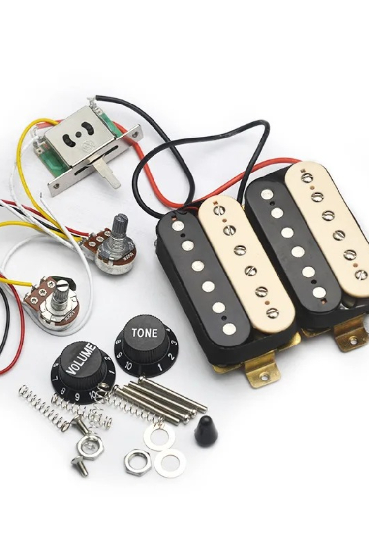 Diy Guitar Electronics Kit - HH Electric Guitar Prewired Electronics Kit