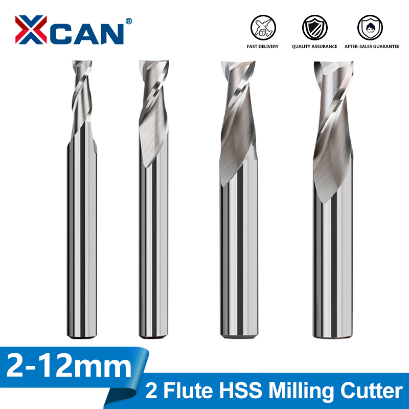 Diy Cnc Router Electronics - XCAN HSS 2 Flute Straight Shank