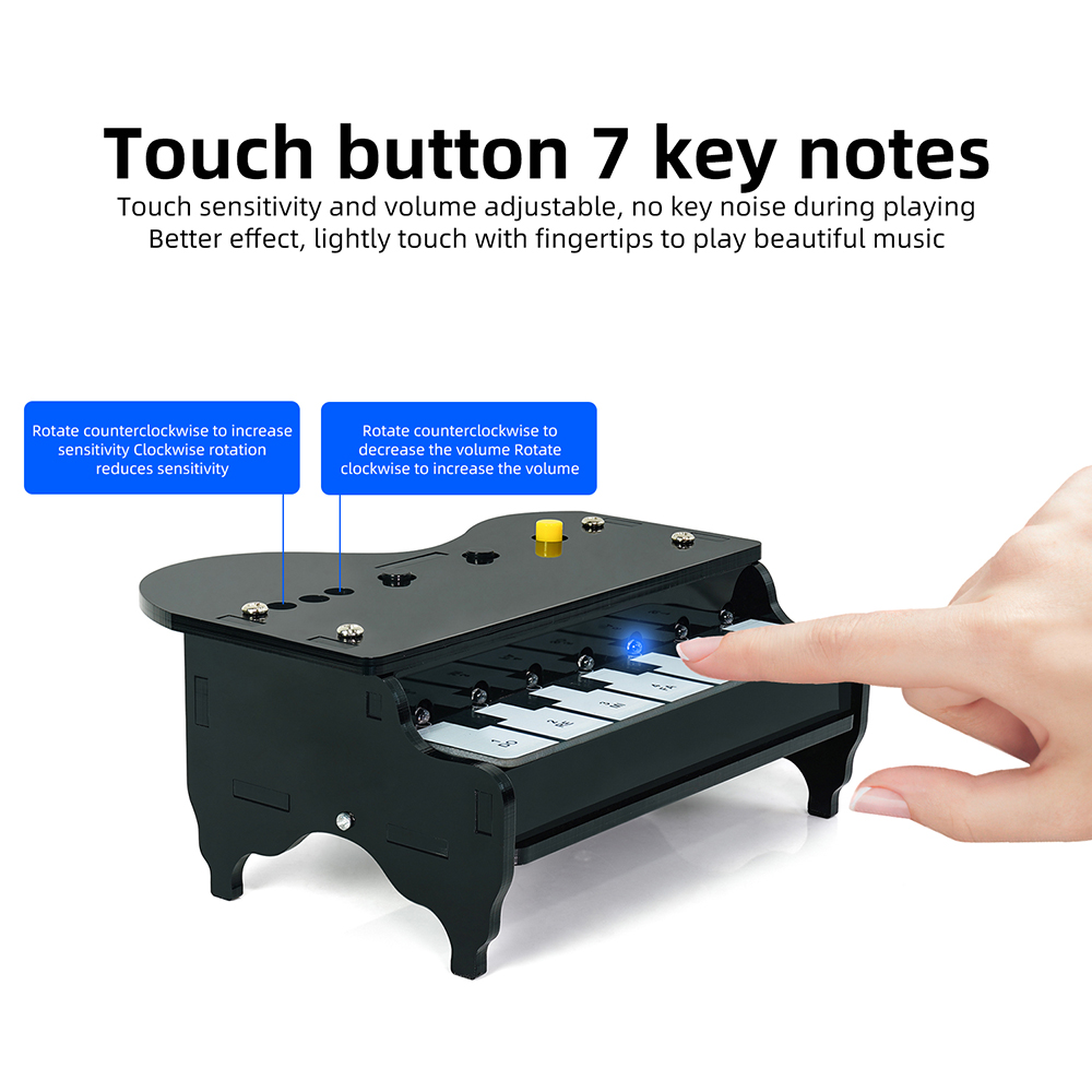 Diy Guitar Electronics Kit - DIY Electronic Keyboard Kit 7 Keys