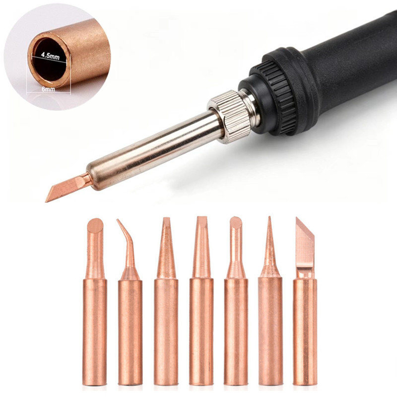 5Pcs Pure Copper Soldering Iro - đánh giá và giá Diy Electronics Bench