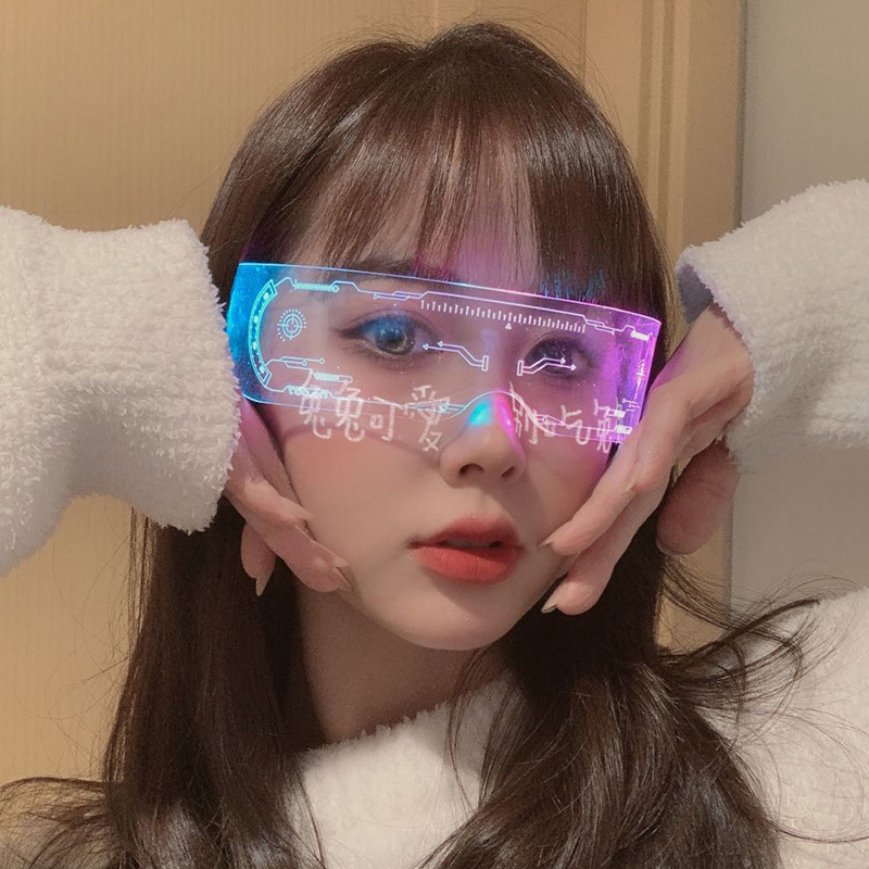 LED Luminous Colorful Sunglass - đánh giá và giá Diy Halloween Electronics