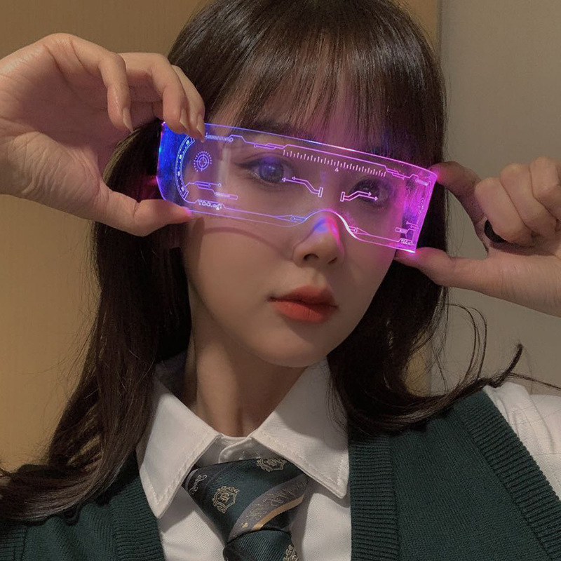LED Luminous Colorful Sunglass - đánh giá và giá Diy Halloween Electronics