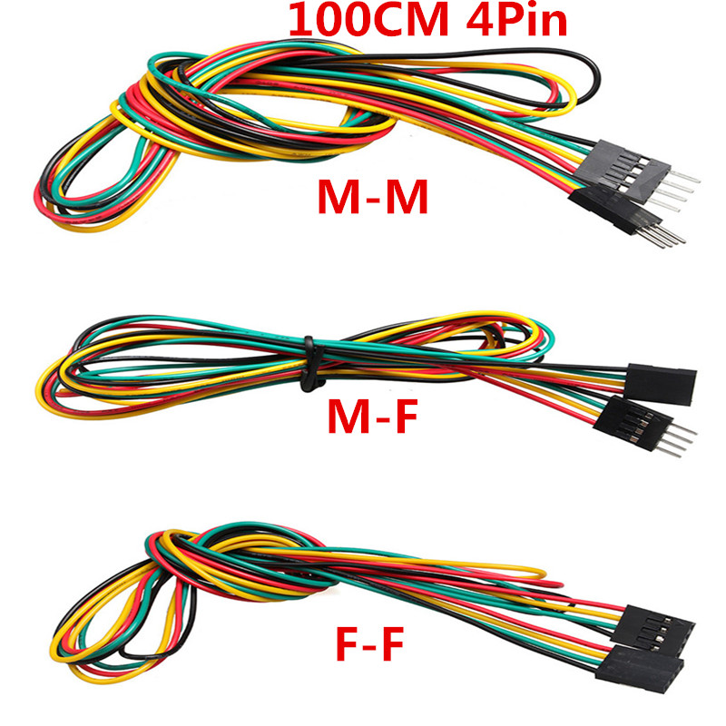 10 cái/lốc 4pin 100 cm M-M/M-F - đánh giá và giá Diy Electronics Breadboard