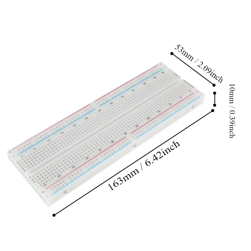 830 Points MB102 Breadboard Pr - đánh giá và giá Diy Electronics Breadboard