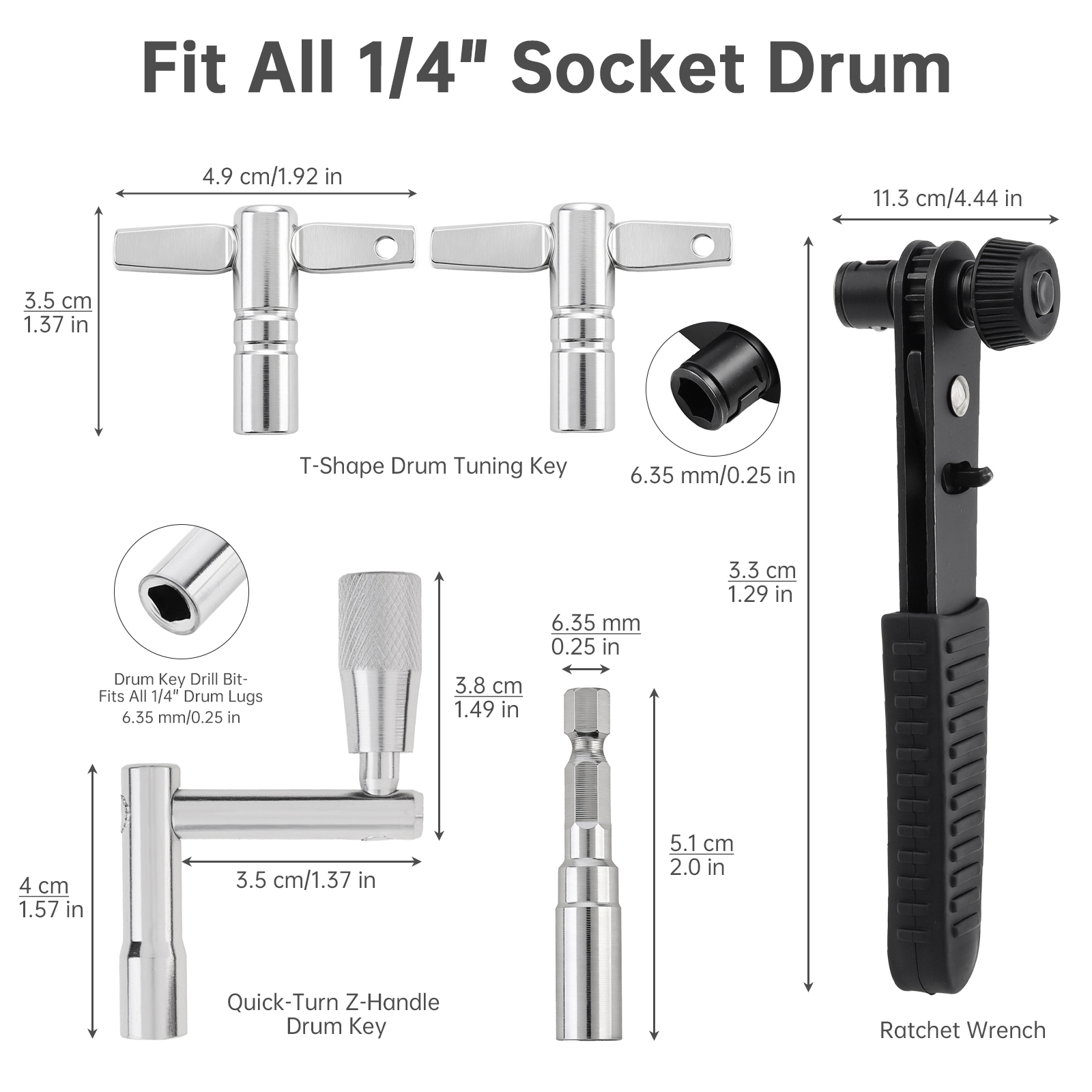 5PCS Drum Tuning Key Kit for A - đánh giá và giá Diy Electronics For Home