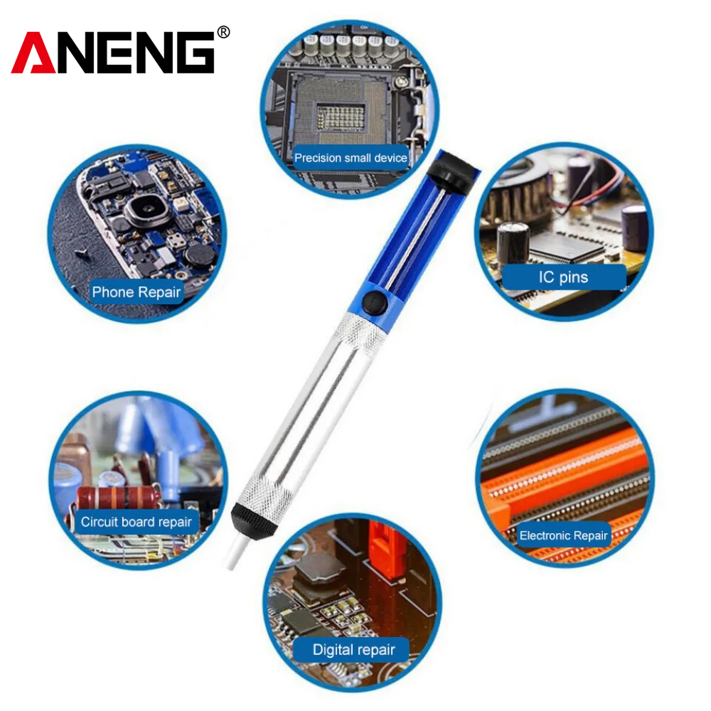 ANENG Desoldering Pump Iron De - đánh giá và giá Diy Electronics Bench