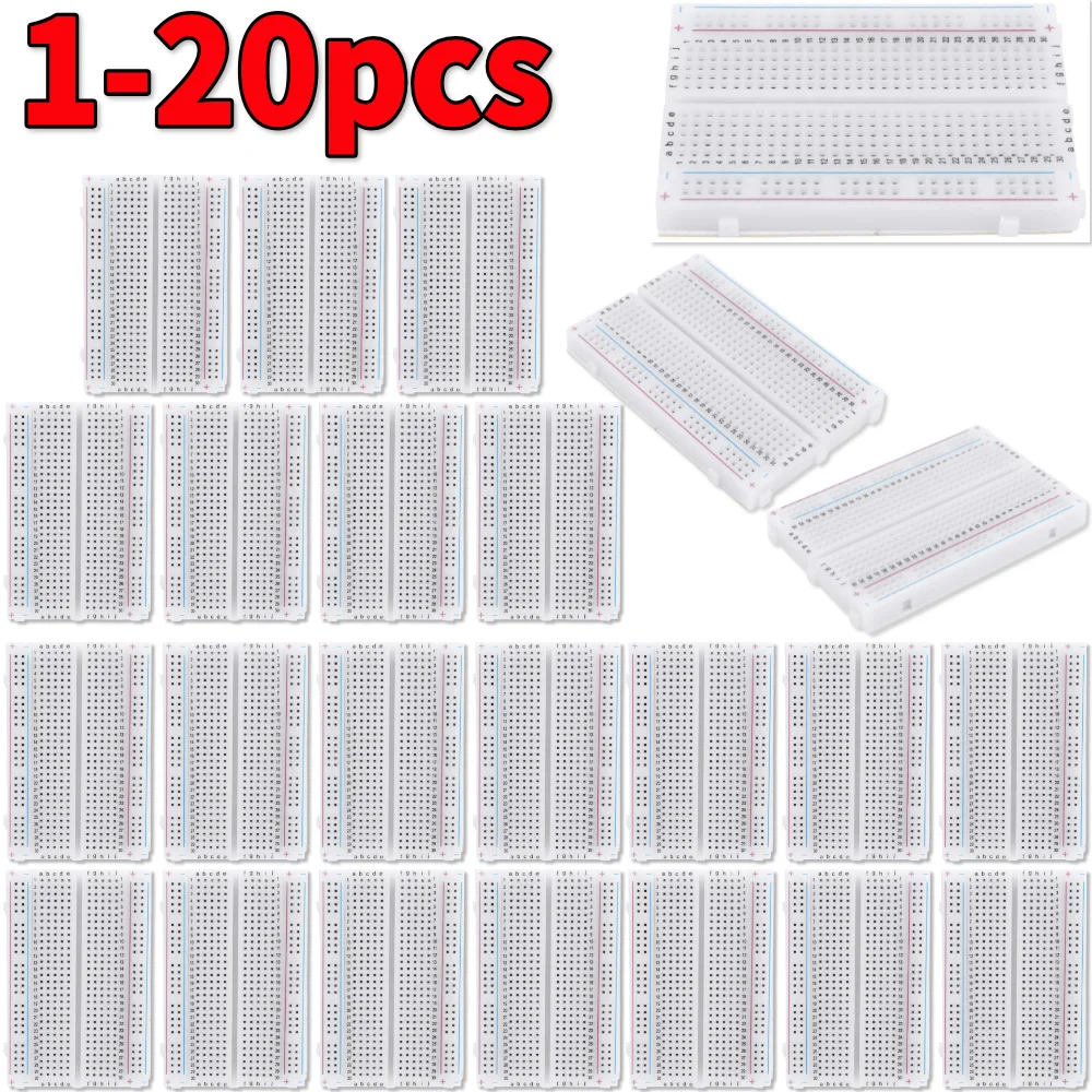 1-20pcs 400 Tie Points Solderl - đánh giá và giá Diy Electronics Breadboard