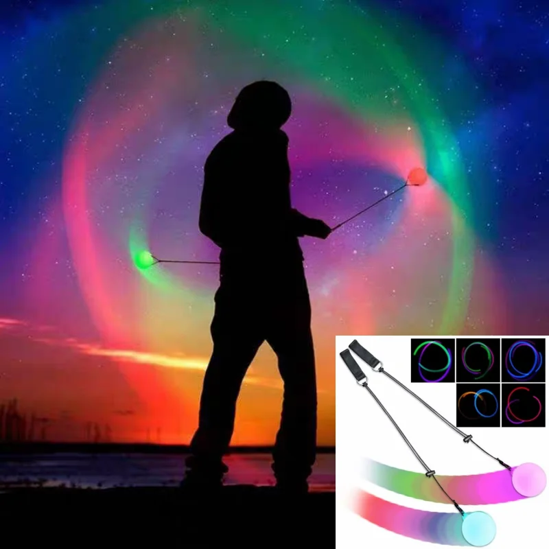 LED Poi Prop 2 Pack Colorful L - đánh giá và giá Diy Halloween Electronics