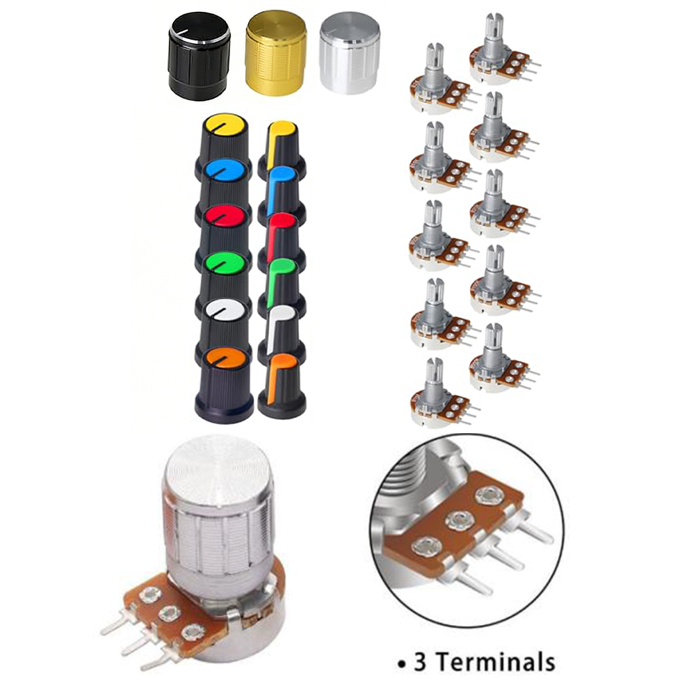 84 Piece Potentiometer Kit 1K  - đánh giá và giá Diy Guitar Electronics Kit