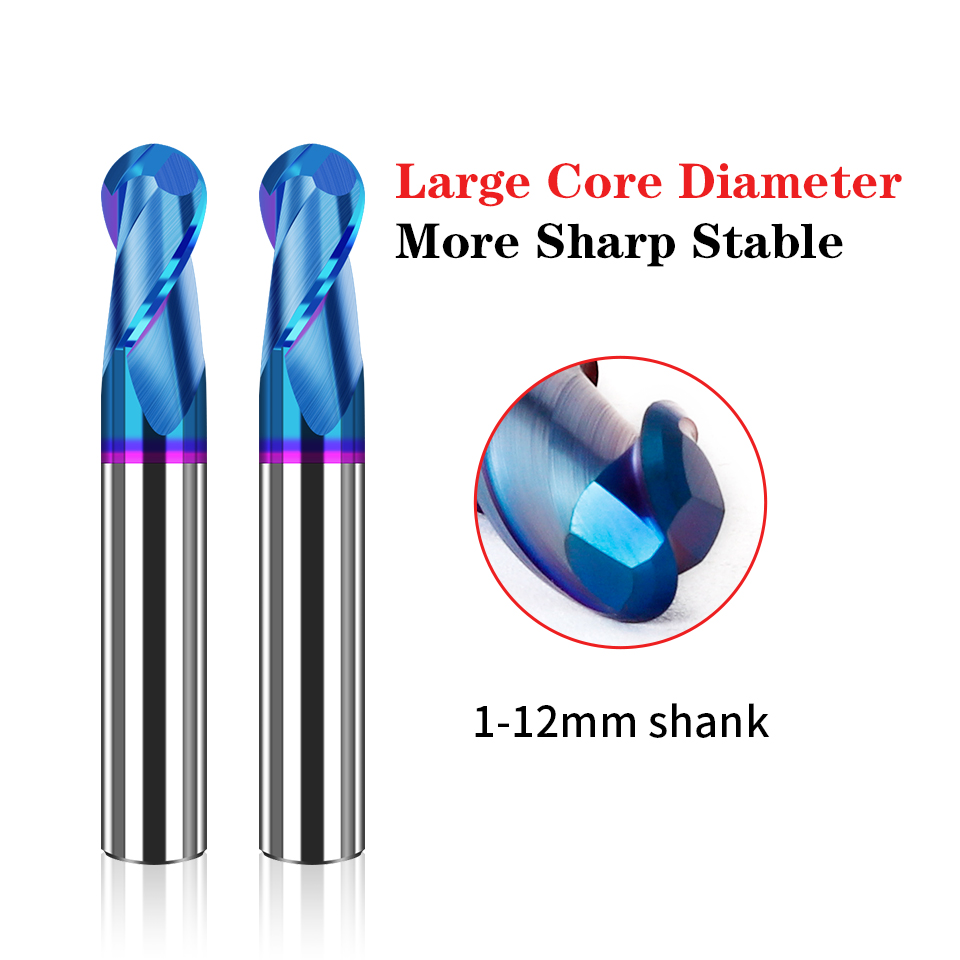 AUGT Bóng Mũi Cấp Cối Xay HRC6 - đánh giá và giá Diy Cnc Router Electronics