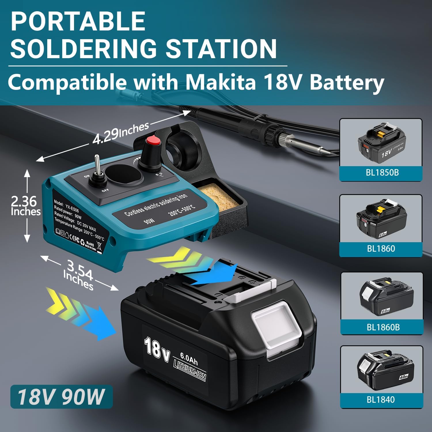 90W LED Digital Cordless Solde - đánh giá và giá Useful Diy Electronics
