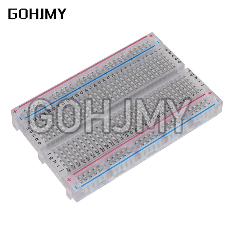 10pcs Transparent mini bread b - đánh giá và giá Diy Electronics Breadboard