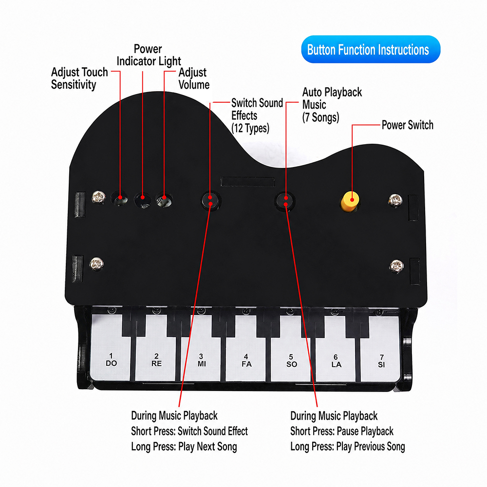 DIY Electronic Keyboard Kit 7  - đánh giá và giá Diy Guitar Electronics Kit