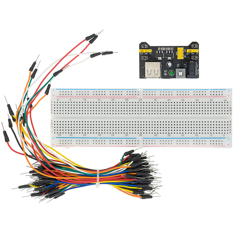 3.3V/5V MB102 Breadboard+ MB-1 - đánh giá và giá Diy Electronics Breadboard