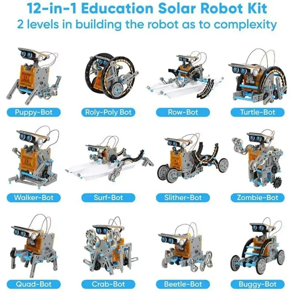 13 in 1 Solar Powered Robot Sc - đánh giá và giá Useful Diy Electronics