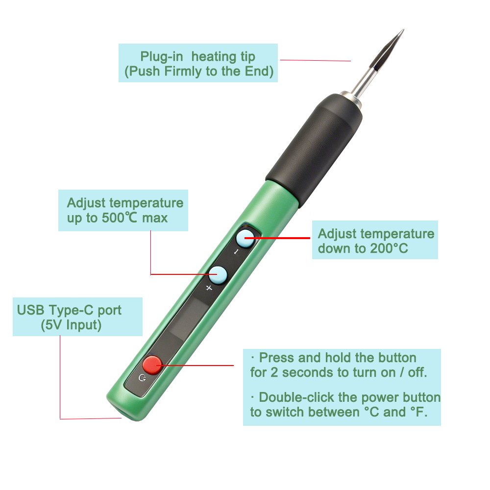 Portable Mini USB Type-C Digit - đánh giá và giá Diy Electronics Bench